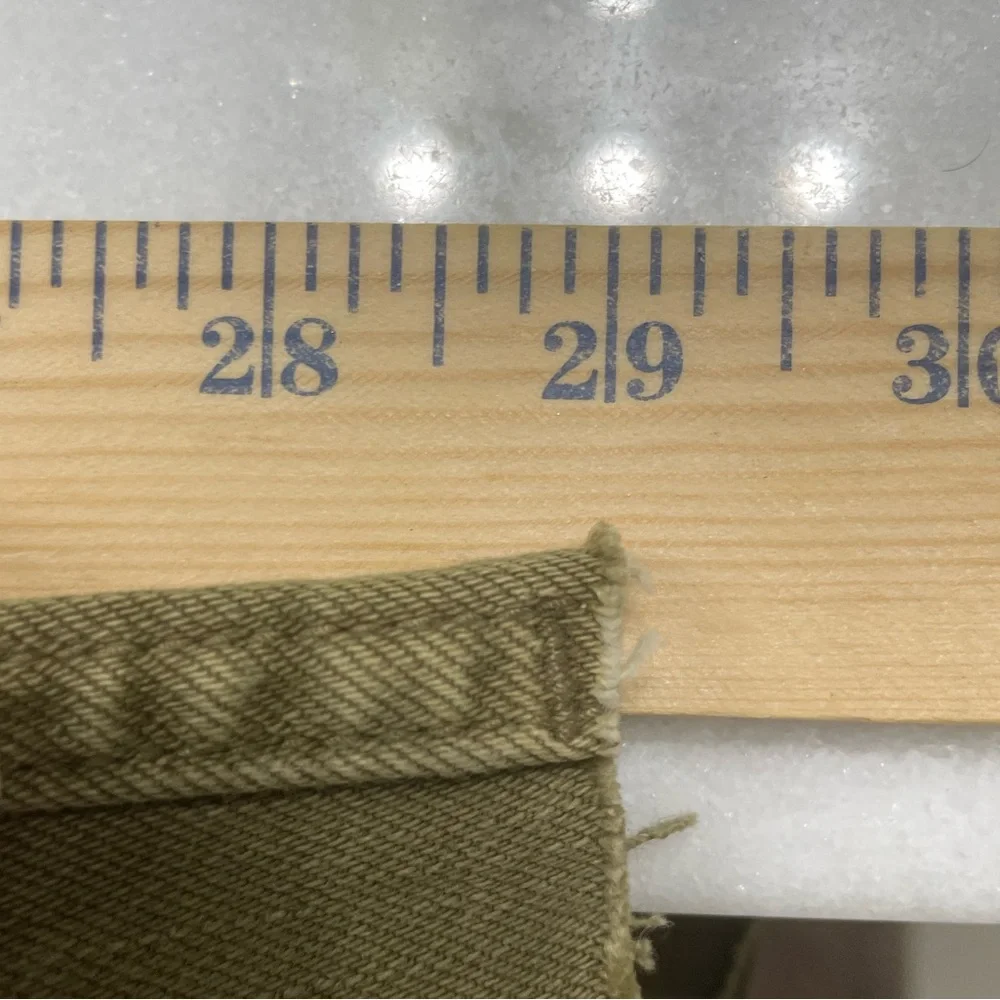 Anthropologie Pilcro Level Utility Pants Safari Green Size 28 cargo Casual. 6 - Picture 9 of 9